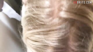 Lucky Lad Fucks Random British Whore In Toilet