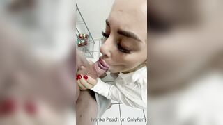 Ivanka Peach Cum Swallowing POV