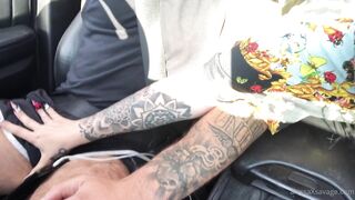 Naughty Alessa Savage Sucking Boyfriends Cock Whilst Driving