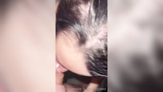 Cat keenan gives small dick boyfriend a blowjob